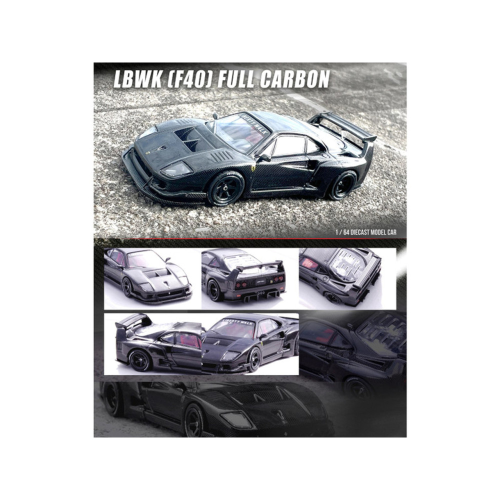 Машинка Inno64 LBWK F40 Full Carbon Fiber Ferrari - купити на